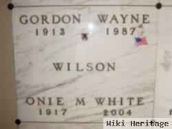 Onie M White Wilson