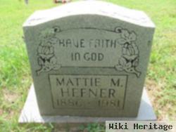 Mattie Marie Branch Hefner