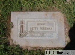 Betty Foreman