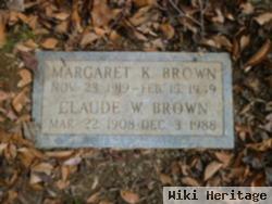 Claude W Brown