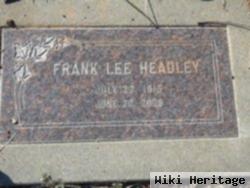 Franklin Lee "frank" Headley