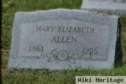 Mary Elizabeth "lizzie" Cummings Allen