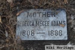 Rebecca Mcgee Adams