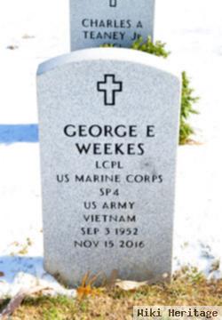 Lcpl George E. Weekes