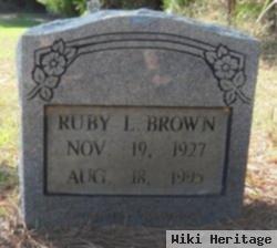 Ruby L Brown