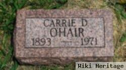 Carrie D. Burns O'hair