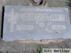 Judith E Todd