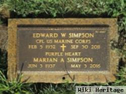 Marian A Wright Simpson