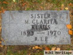 Sr M.clarita Klaus