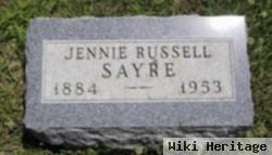 Jennie Edith Russell Sayre