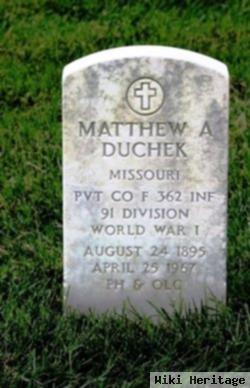 Matthew A Duchek