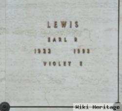 Earl R Lewis