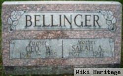 Sarah A Crawford Bellinger