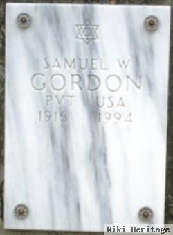 Samuel W Gordon