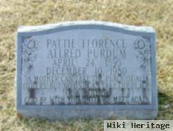 Pattie Florence Allred Purdum