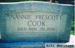 Nannie B Prescott Cook