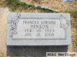 Frances Loraine Hinson