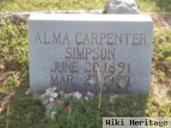 Alma Carpenter Simpson