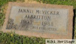 Fannie Mcvicker Albritton