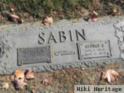 George J. Sabin