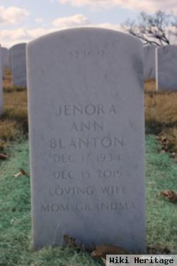 Jenora Ann "jean" Blanton