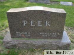 William C Peek