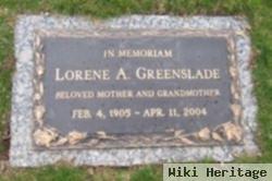 Lorene A Greenslade