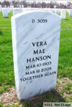 Vera Mae Matheny Hanson