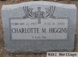 Charlotte M Higgins