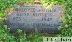 Elise Aschenbach Klotz