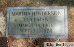 Martha Henderson Hipps Coleman