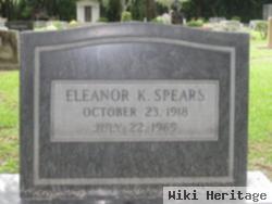 Eleanor K Spears
