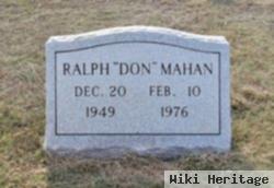 Ralph Donovan "don" Mahan