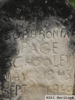 Sophronia Pace Beals Schooley