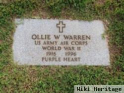 Ollie W Warren