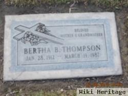 Bertha B Thompson