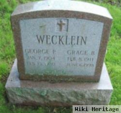 George P Wecklein