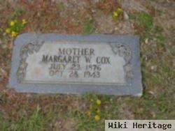 Margaret W Cox