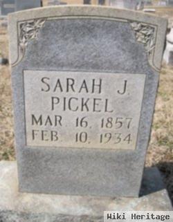 Sarah J. Pickel