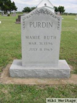 Mamie Ruth Spencer Purdin