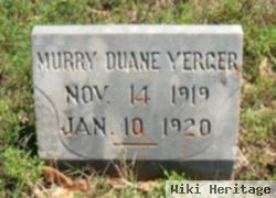 Murry Duane Yerger