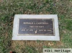 Ronald L. "ronnie- Rc" Cantrell