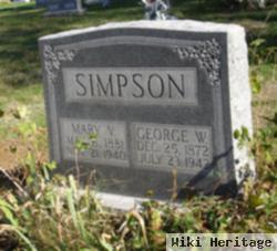George W Simpson