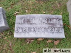 Aileen W Greer