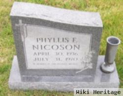 Phyllis F Nicoson