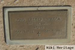 Loyd Lester Wilson