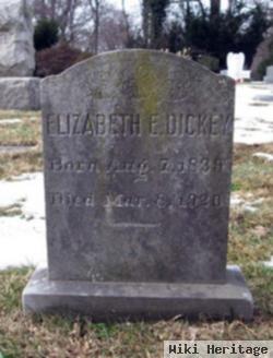 Elizabeth E. Fisher Dickey