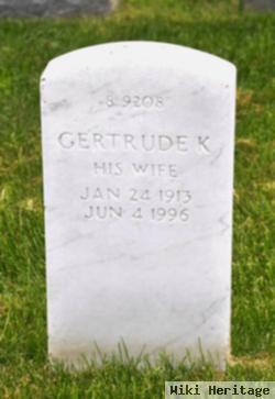 Gertrude K Amos