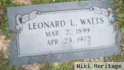 Leonard L Watts