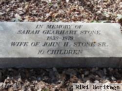 Sarah J Anne Gearhart Stone